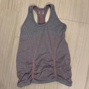 Athleta Fastest Track Tank in heathered gray